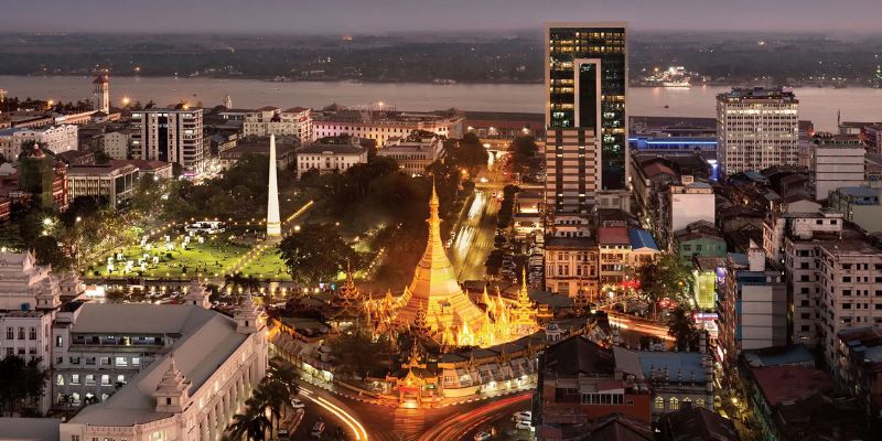 KLM Airlines Yangon Office in Myanmar