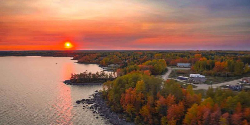 Perimeter Aviation Sachiago Lake Office in Canada