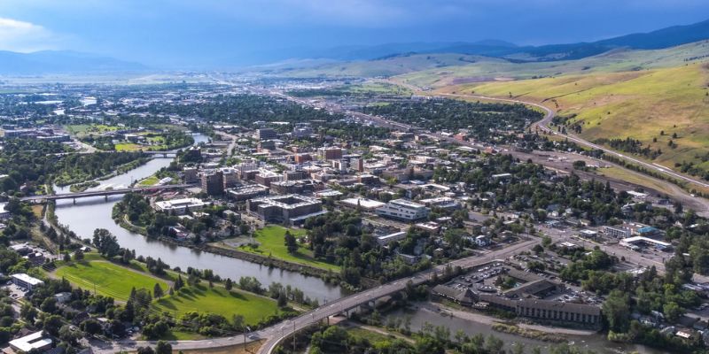 United Airlines Missoula Office in USA